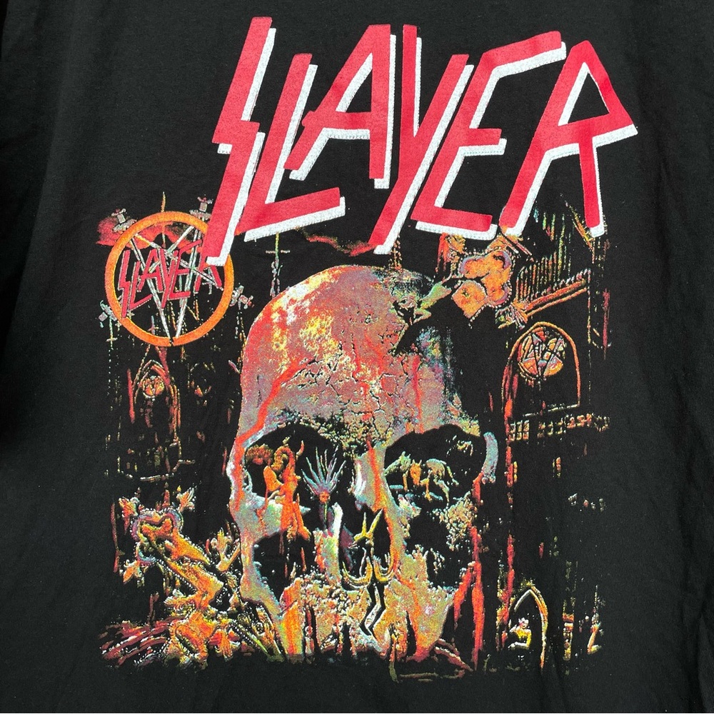 Slayer * Black Skull Graphic Tee XL